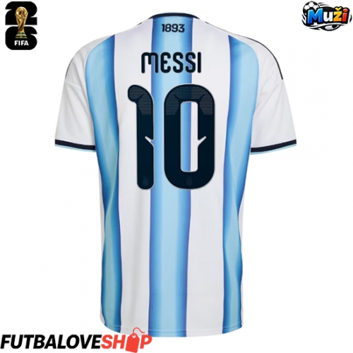 Dres Argentína Lionel Messi #10 Domáci MS 2026 Krátky Rukáv